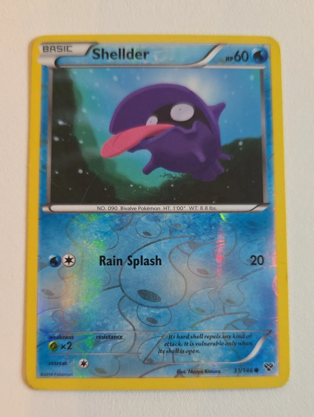 Pokemon Shellder Card - Picture 2 of 5